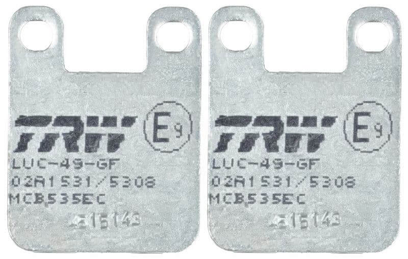 set placute frana,frana disc TRW Organic Eco MCB535EC