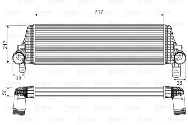 Intercooler, compresor VALEO 818659