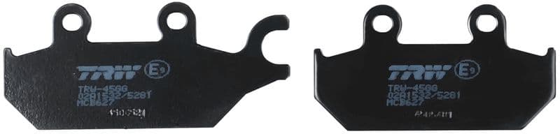 set placute frana,frana disc TRW Organic Allround MCB627