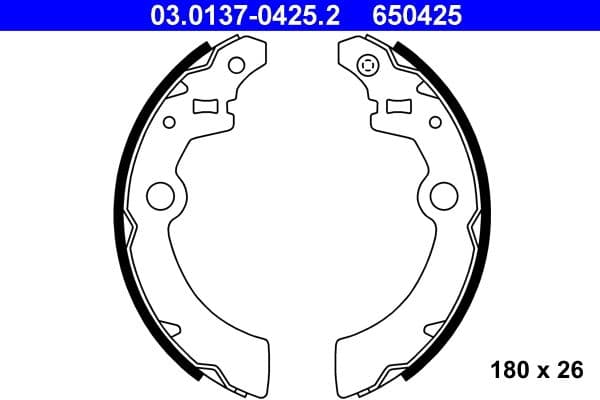 Set saboti frana ATE 03.0137-0425.2
