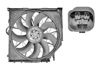 Ventilator, radiator VAN WEZEL 0680747