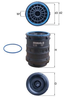 filtru combustibil MAHLE CleanLine KC 634D