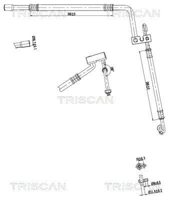conducta presiune variabila,aer conditionat TRISCAN 9010 16072