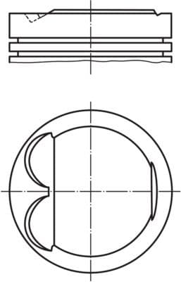 Piston MAHLE 083 04 00