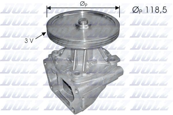 Pompă de apă, răcire motor DOLZ S121