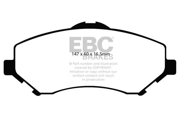 set placute frana,frana disc EBC Brakes DP61798