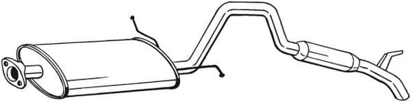 Toba esapament finala BOSAL 282-959