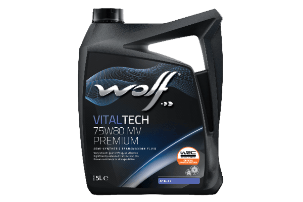 Ulei de transmisie WOLF VITALTECH 75W-80 MV PREMIUM 1048401 5L