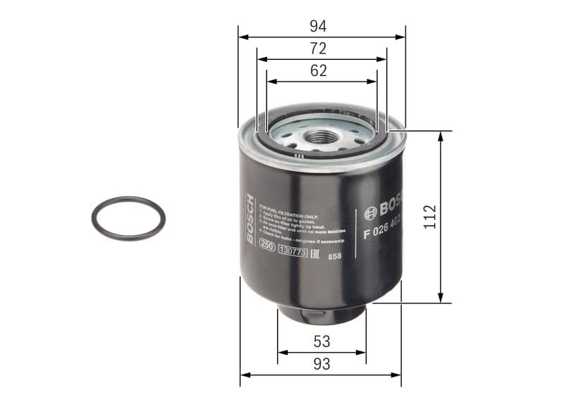 filtru combustibil BOSCH F 026 402 223