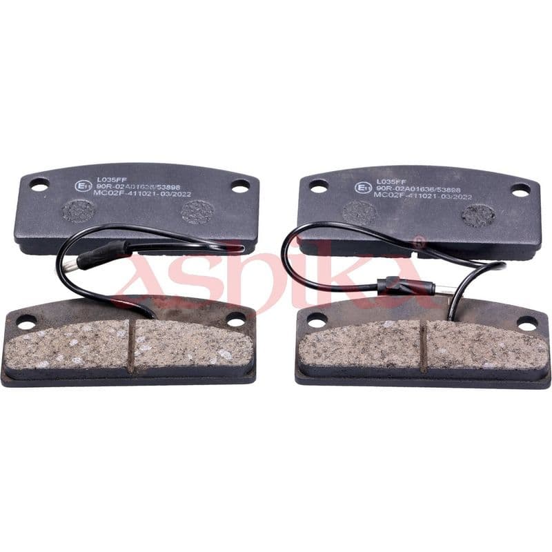 set placute frana,frana disc ASHIKA 50-00-MC02