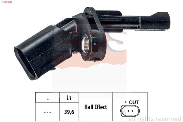 senzor,turatie roata EPS Made in Italy - OE Equivalent 1.960.009