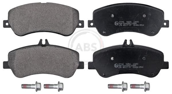 set placute frana,frana disc ABS 37748