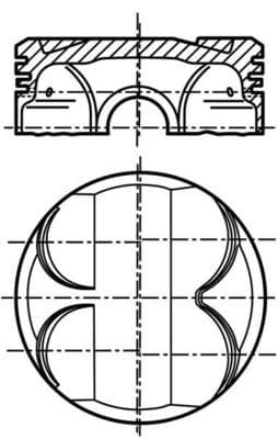 Piston MAHLE 081 PI 00101 000