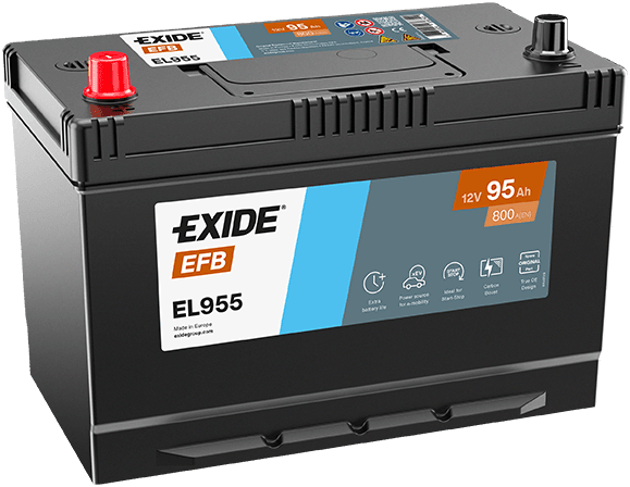 Baterie de pornire EXIDE EFB 95Ah 12V