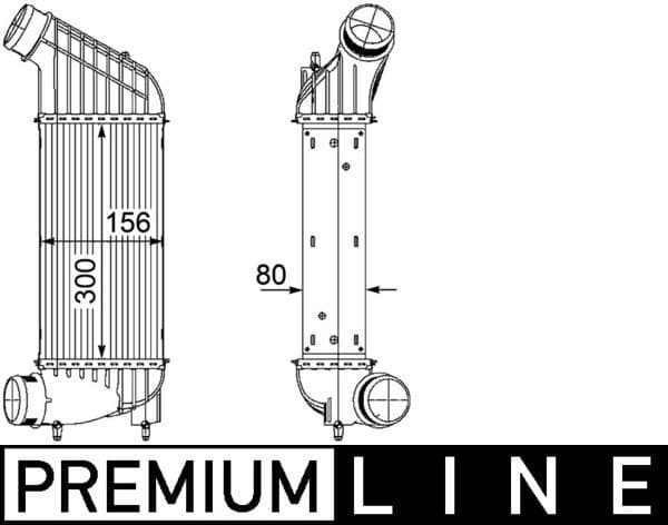 Intercooler, compresor MAHLE BEHR *** PREMIUM LINE *** CI 181 000P
