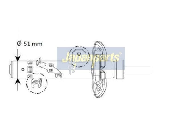 amortizor JAPANPARTS MM-01131