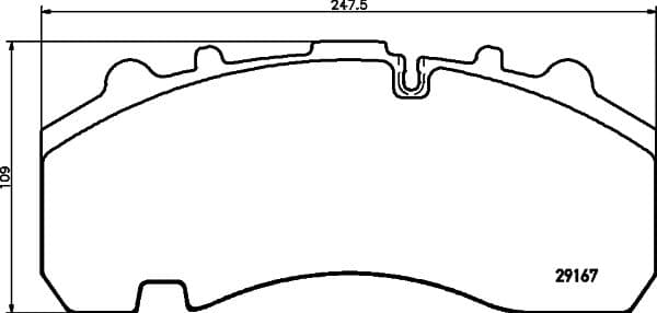 set placute frana,frana disc TEXTAR 2927001