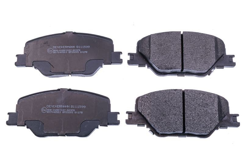 set placute frana,frana disc DENCKERMANN B111599