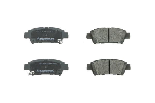 set placute frana,frana disc AISIN BPT-7007