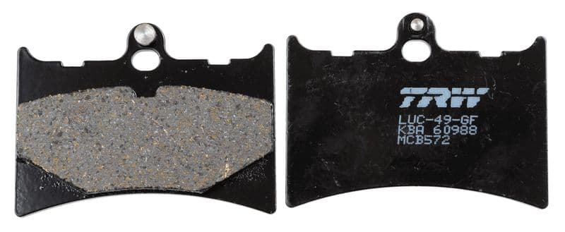 set placute frana,frana disc TRW Organic Allround MCB572