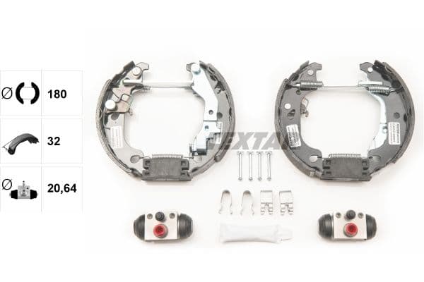 Set saboti frana TEXTAR Shoe Kit Pro 84054300