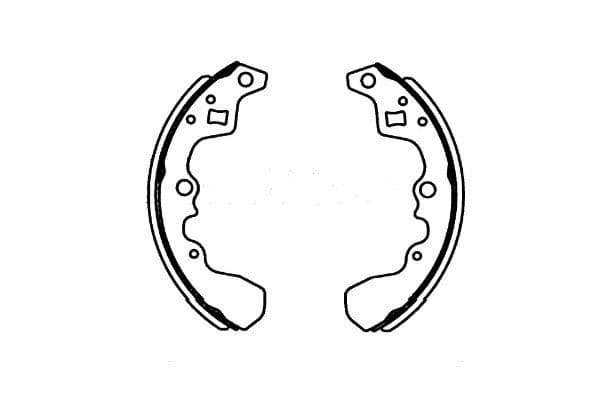 Set saboti frana KAVO PARTS KBS-8910