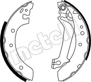 Set saboti frana METELLI 53-0129