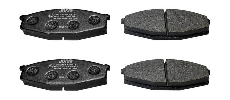 set placute frana,frana disc JURID 572361J