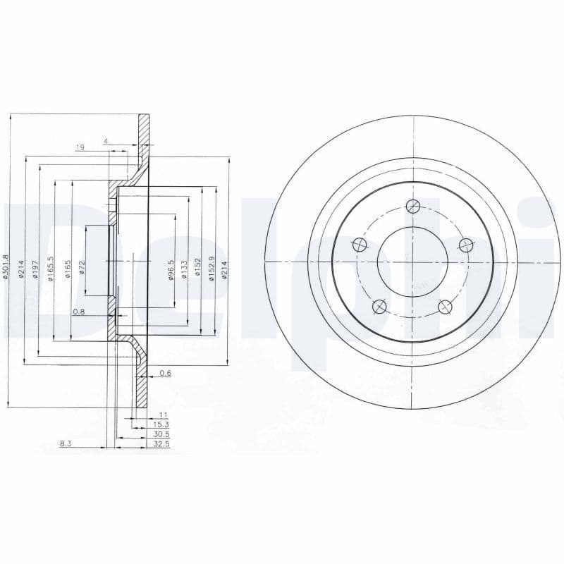 Disc frana DELPHI BG4026