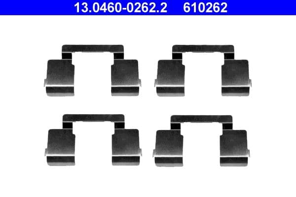 Set accesorii, placute frana ATE 13.0460-0262.2