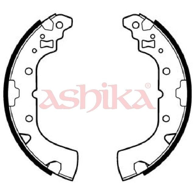 Set saboti frana ASHIKA 55-05-523
