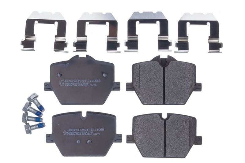 set placute frana,frana disc DENCKERMANN B111668