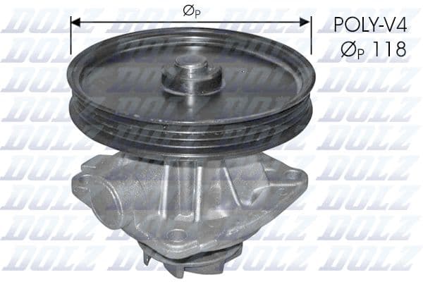 Pompă de apă, răcire motor DOLZ S226