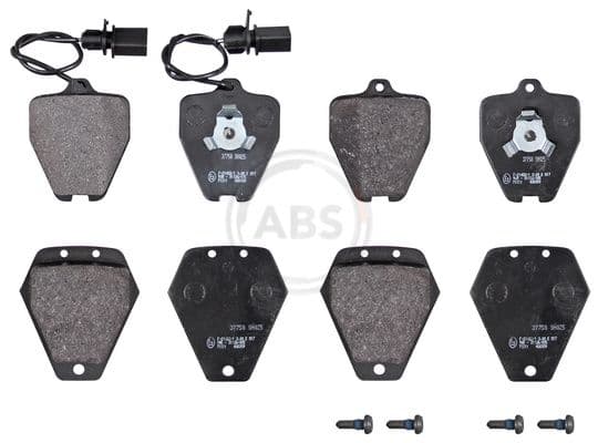 set placute frana,frana disc ABS 37758