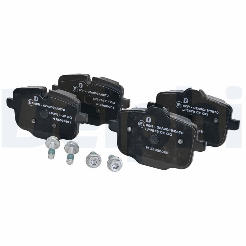 set placute frana,frana disc DELPHI LP3579