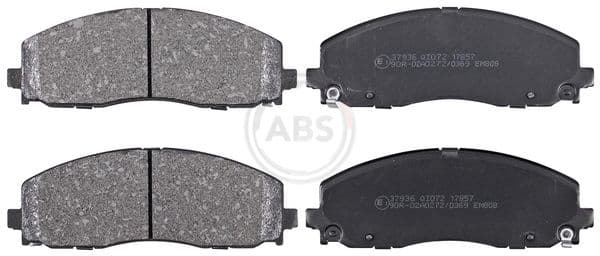 set placute frana,frana disc ABS 37936