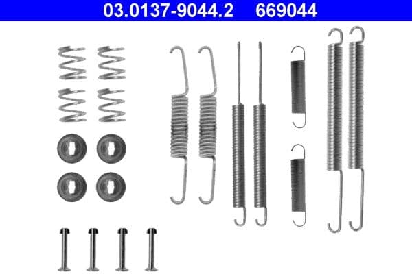 Set accesorii, sabot de frana ATE 03.0137-9044.2