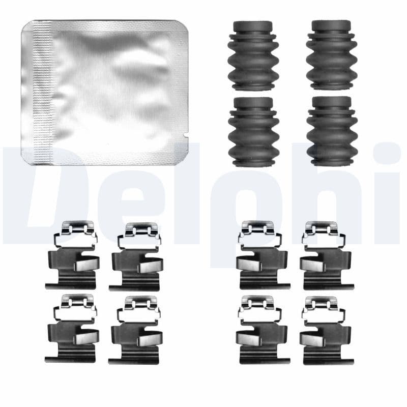 Set accesorii, placute frana DELPHI LX0824