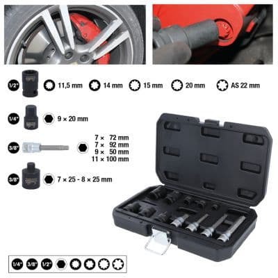 Cap chei tubulare etrier frana KS TOOLS 150.2400