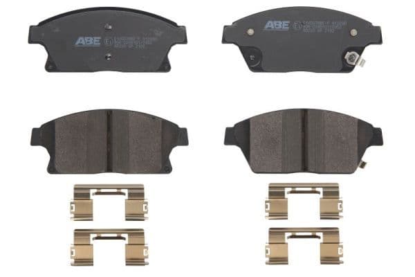 set placute frana,frana disc ABE C1X037ABE-P