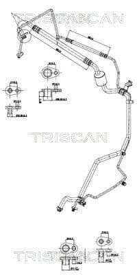 conducta presiune variabila,aer conditionat TRISCAN 9010 28089