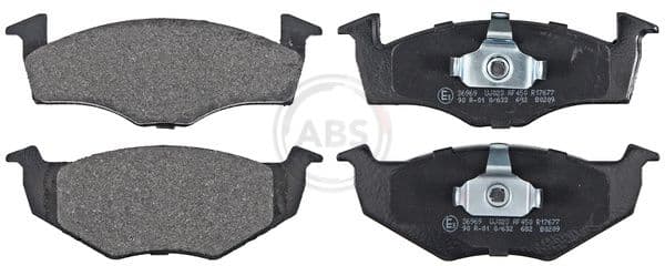 set placute frana,frana disc ABS 36969
