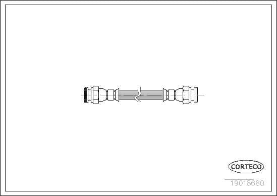 Furtun frana CORTECO 19018680