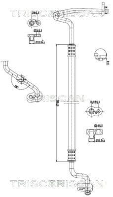 conducta presiune variabila,aer conditionat TRISCAN 9010 29070