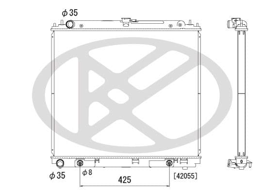 Radiator, racire motor KOYORAD PL021964