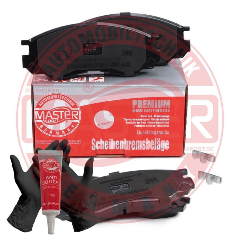 set placute frana,frana disc MASTER SPORT 13046058902N-SET-MS
