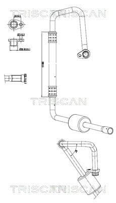 conducta presiune variabila,aer conditionat TRISCAN 9010 28060