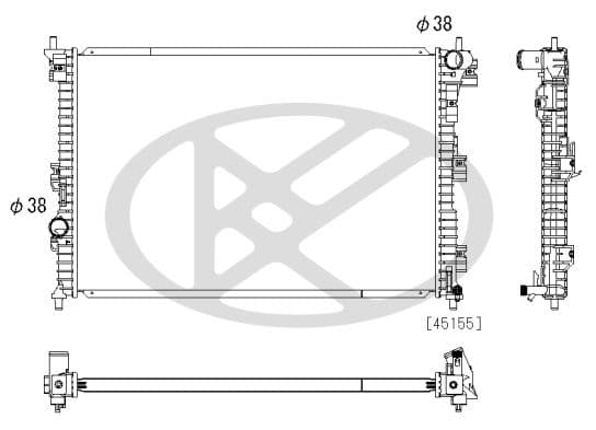 Radiator, racire motor KOYORAD PL323269