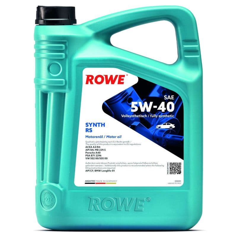 ulei de motor ROWE HIGHTEC SYNTH RS SAE 5W-40 20001-0050-99