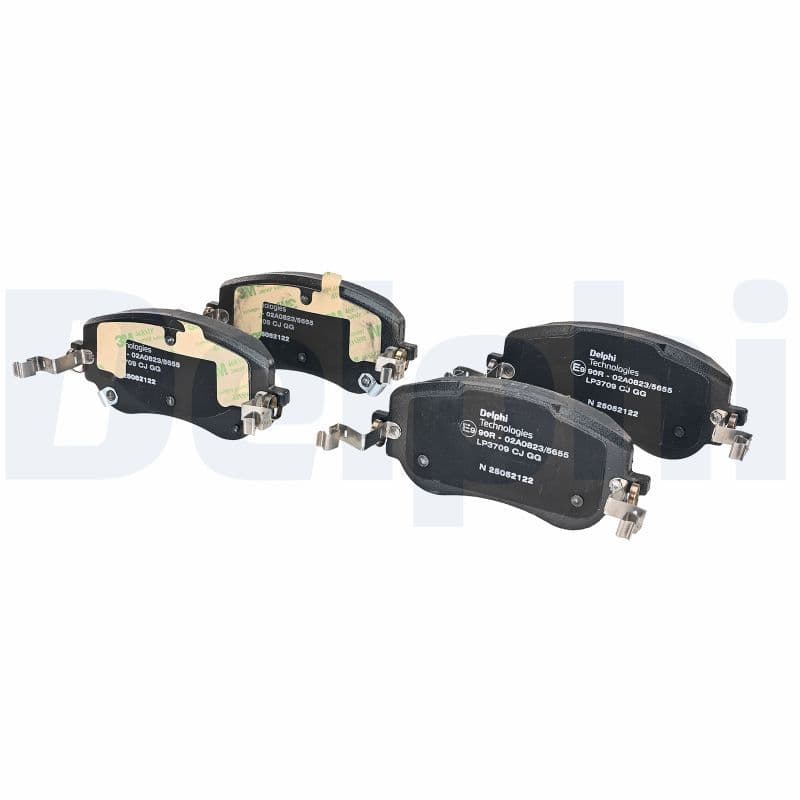 set placute frana,frana disc DELPHI LP3709